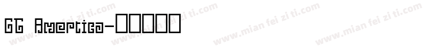GT Amertica字体转换